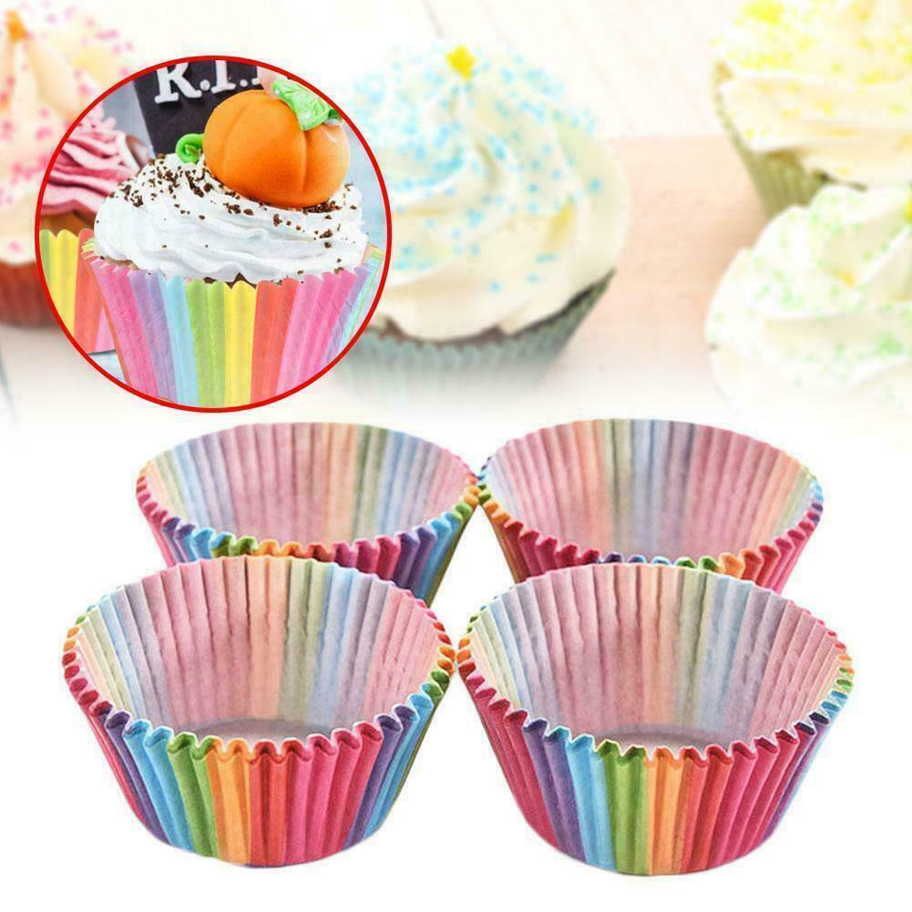 100 x 2" Colorful Paper Cupcake Cases Wrapper Muffin Mold Liners Baking Cups 100 x 2" Colorful Paper Cupcake Cases Wrapper Muffin Mold Liners Baking Cups