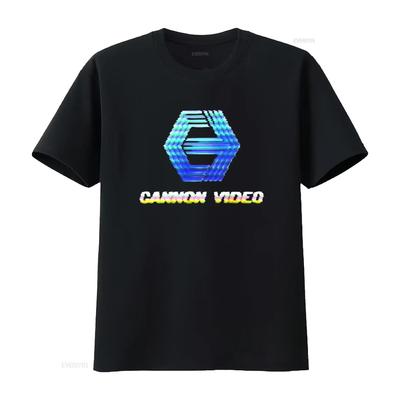 Cannon VHS Logo T Shirt Retro Video Design for Vintage Lovers Vintage Washed Slightly Unisex Soft Top For Everyday Wear