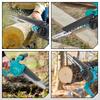 YOFIDRA 8-Inch 4500W Brushless Electric Pruning Saw Cordless Chainsaw for Woodworking Compatible with Makita 18V-21V Battery