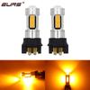2pcs PW24W PWY24W Led Turn Signal Lamp 4014 30smd DRL Daytime Running Lights CANBUS Car LED Fog Lamp White Red Amber BlueTurn Signal 2