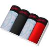 BONITOS 4Pcs Lot Cotton Mens Print Boxers Sexy Underwear For Man Underpants Large Size Men's Panties