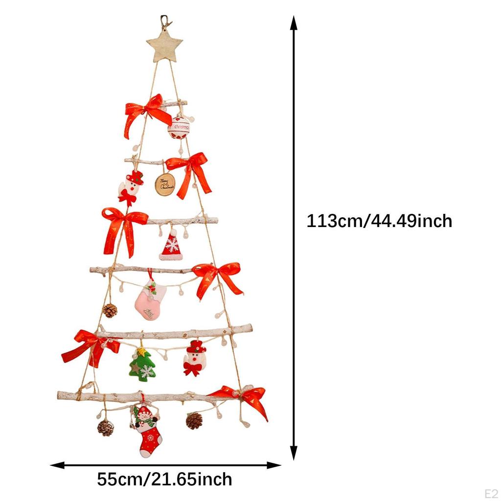 Wall Hanging Christmas Tree Decor Xmas Ornament Ladder for Party Supply Festival