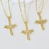 Personalized Cross Double Necklace Retro Fashion