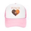 Punch Monkey Süße Netz-Baseballkappe Unisex Damen HipHop Sonnenhüte Dad Hat Verstellbare Snapback-Kappen Sportkappe Sommer Trucker-Kappe