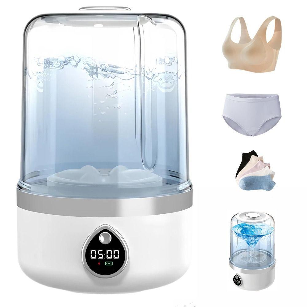 Mini Washing Machine 1.5L Sock Washing Machine Underwear Washer  for Clothes Underwears Socks