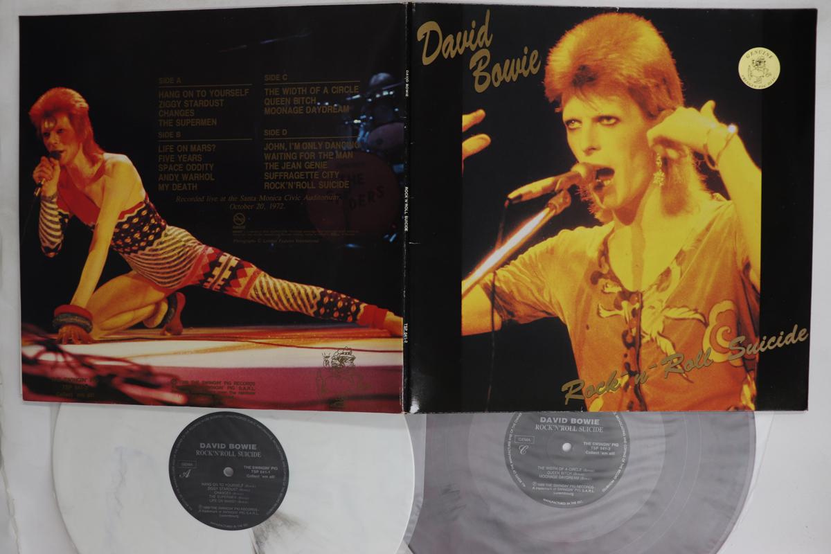 LP Record DAVID BOWIE  Rocknroll Suicide TSP0412 SWINGIN PIG 1989 Luxembourg Rock Used