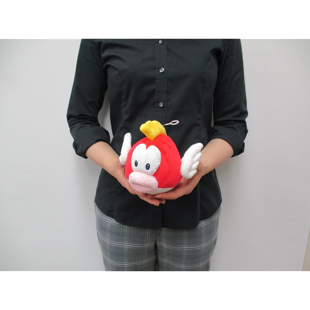 Sanei Boeki Super Mario All Star Collection Pukupuku Plush Toy 13.5x16.5x13cm