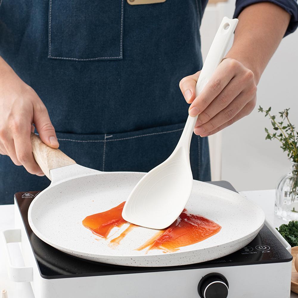 Multi-functional Silicone Spatula Spoon Cooking Tools Soup Spoon Household Reusable Non-stick Stir-Fry Spatula Kitchen Supplies