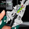 Tuosen Electrician's Multi-Tool: Foldable Wire Strippers, Cutters, and Crimping Pliers