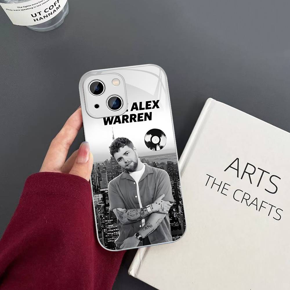 Popular A-alex Music Singer W-warren Tempered Glass For Iphone 14 13 12 11 Pro Mini XS MAX 14Plus X XS XR Cover