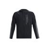 Jaqueta Masculina Bloco de Cores com Estampa de Letras Preto 1377486-001