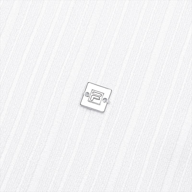 Fila White Series Casual Versatile Woven Short Sleeve T-Shirt Women Tops F11W513407F-WT