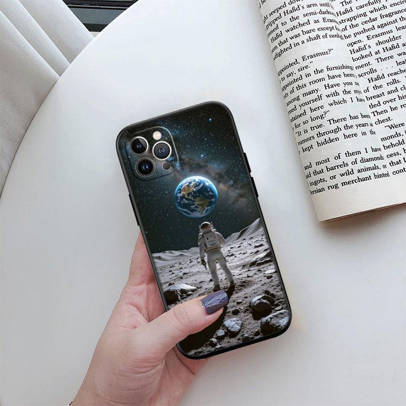 Astronaut Space Alien UFO New High-End Cover Phone Case for iPhone SE XS XR 17 16E 12 11 Pro Max Mini Air
