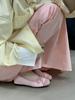 Women'S Shoes Spring 4 C Minner Flat Wide Plus Size Pumpkin Shoes Pumps Women'S Color Block Soft Soleshoes