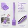 3pcs Food Grade Silicone Kitchen Food Brush Hanging Hole Baking Brush  Cooking