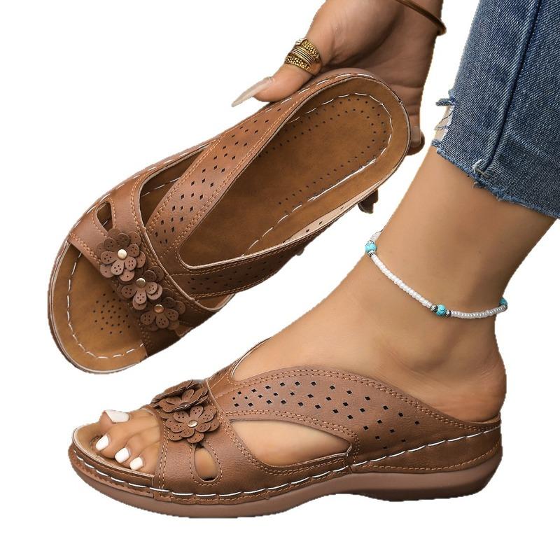 New Summer 2026 Collection Women's Sandals Women's Wedge Flower Beach Sandals and Slippers