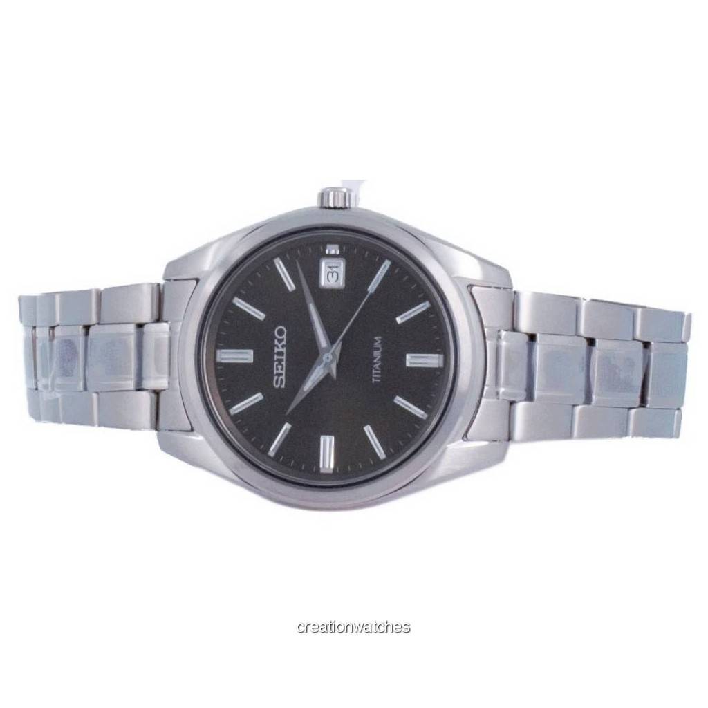 Seiko Discover More Titanium Quartz SUR375 SUR375P1 SUR375P 100M Men's Watch