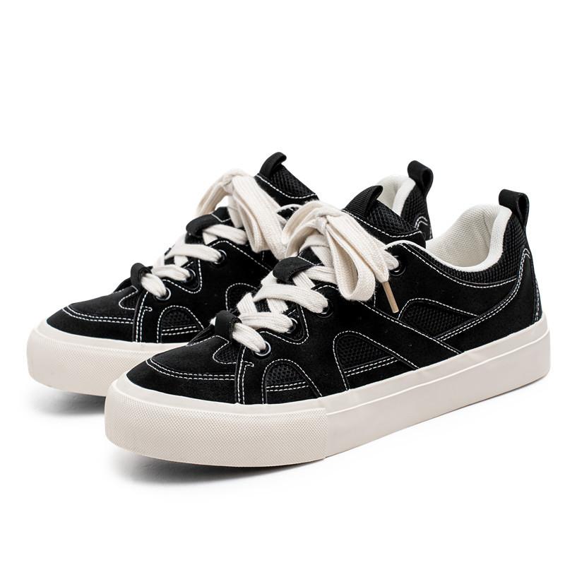 Men's Shoes Trendy Shoes 2025 New Low-top Skateboard Shoes Boys Korean Version Versatile Sports Breathable Niche Bread Shoes