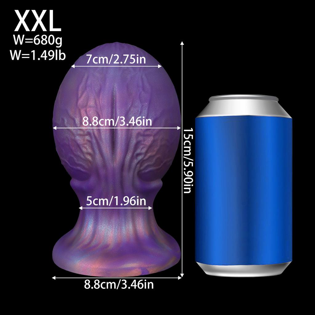 Silicone Dragon Egg Anal Stopper Outdoor Gay Large Anal Stopper Backyard Toy SM Supplies Female Masturbator Adult Supplies
