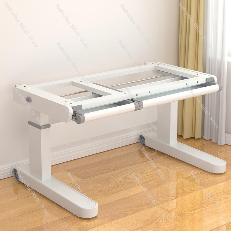 Source Factory Primary School Children’s Study Desk, Adjustable Electric, Manual Hand-Cranked Desk with Adjustable Legs for Kids