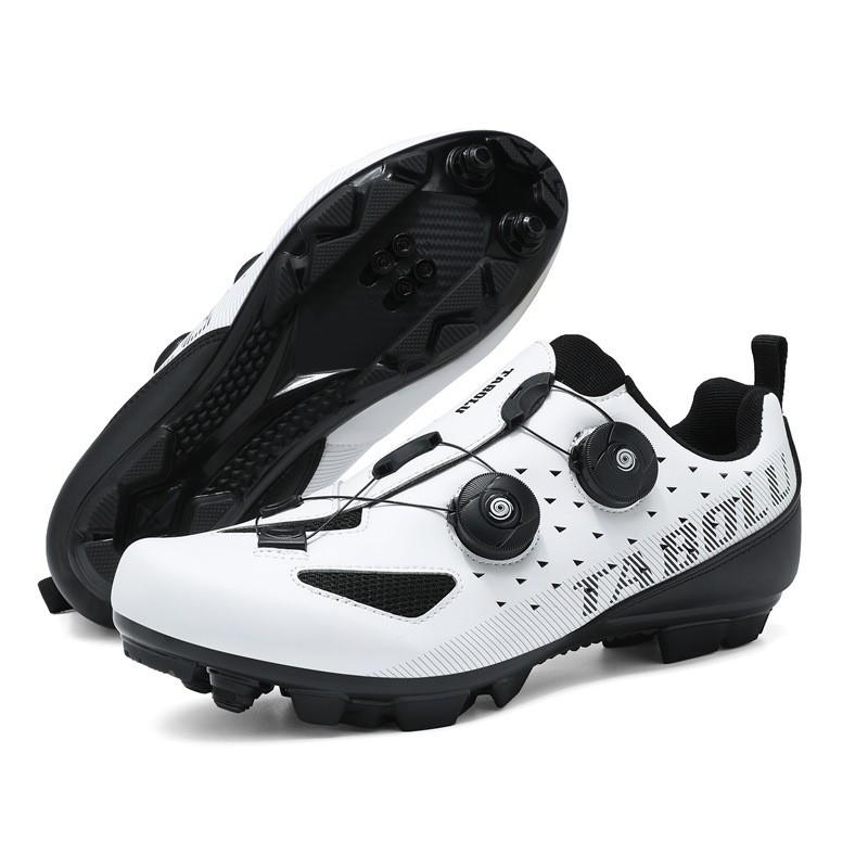 2026 Road MTB Cycling Shoes Mens Breathable Stiff Sole Clipless Compatible Locking Bike Mountain Biking