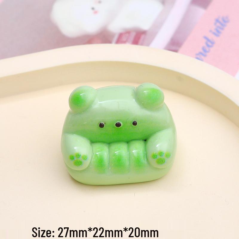 3D Bear Sofa Cartoon Shoe Charms, Cream Glue, Resin DIY Jewelry Accessories