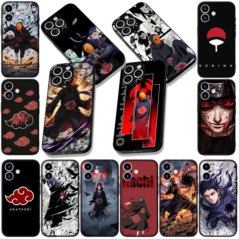 Phone Cover for Samsung Galaxy S25 S24 S23 FE Plus Ultra S7 Edge A16 A15 5G S25+ Case Itachi Obito Uchiha Tobi Narutos Akatsuki