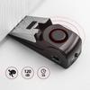 3pcs Upgraded Door Stopper Alarm Portable 120db Wedge Security Floor Door Stops Adjustable Sensitivity for Home Dormitory Travel