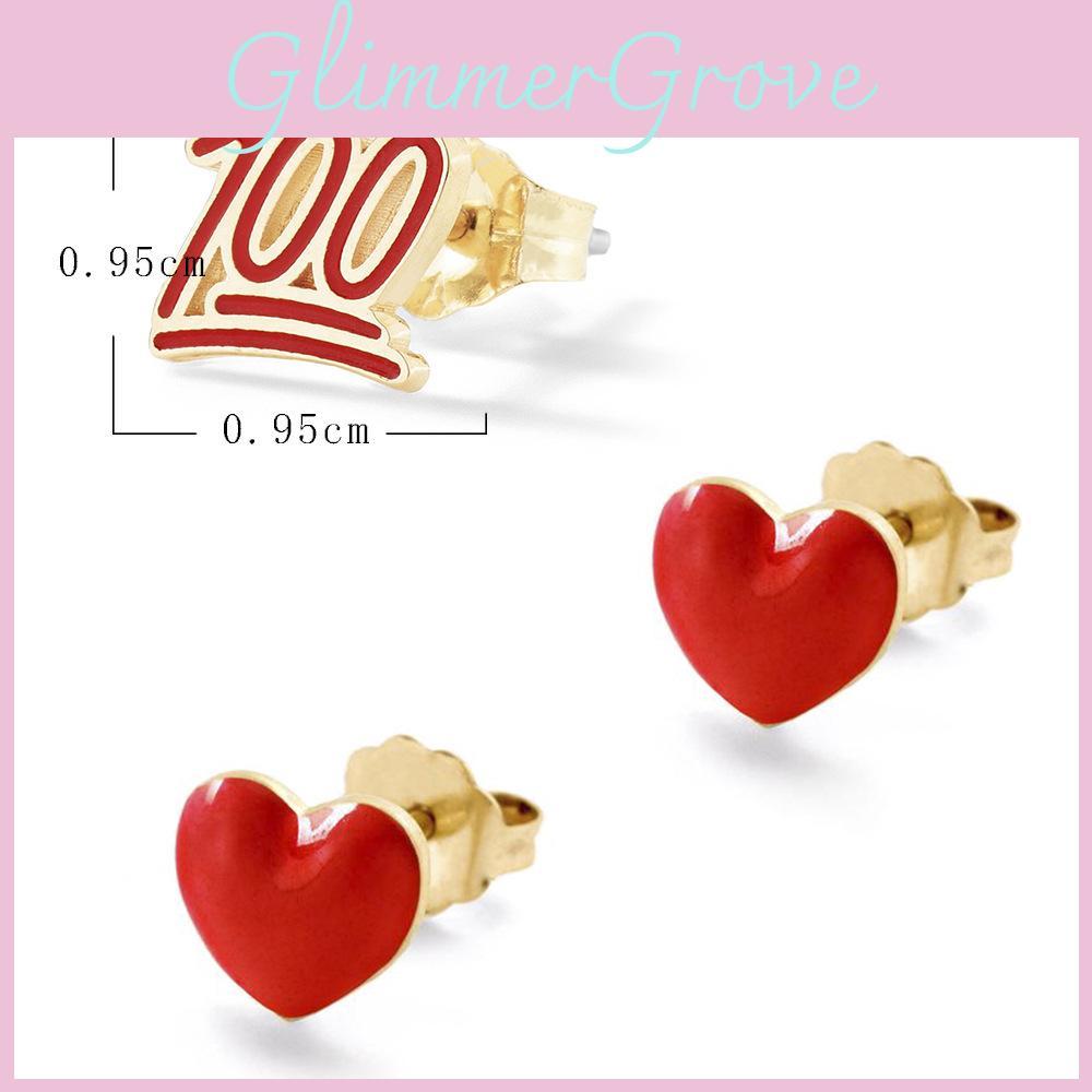 Mini Heartshaped Stunning Earrings For Weddings Celebrations And
