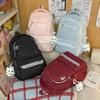 Schoolbag Backpack Junior high school students Large capacity campus leisure school bag Men's and women's outdoor simple sports travel backpack 