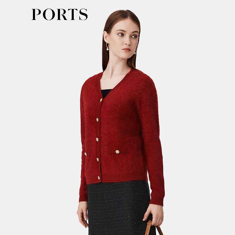 

PORTS Women s Button-Decorated Cashmere Cardigan S