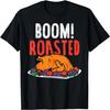Boom Peru Assado Comida Engraçada Ação de Graças Família Homens Mulheres Camiseta