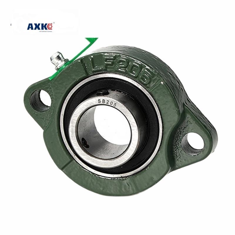 2PCS  Outer Spherical Bearing with Short Foot Diamond Housing SBLF 201 202 203 204 205 206 207 ert Bearing