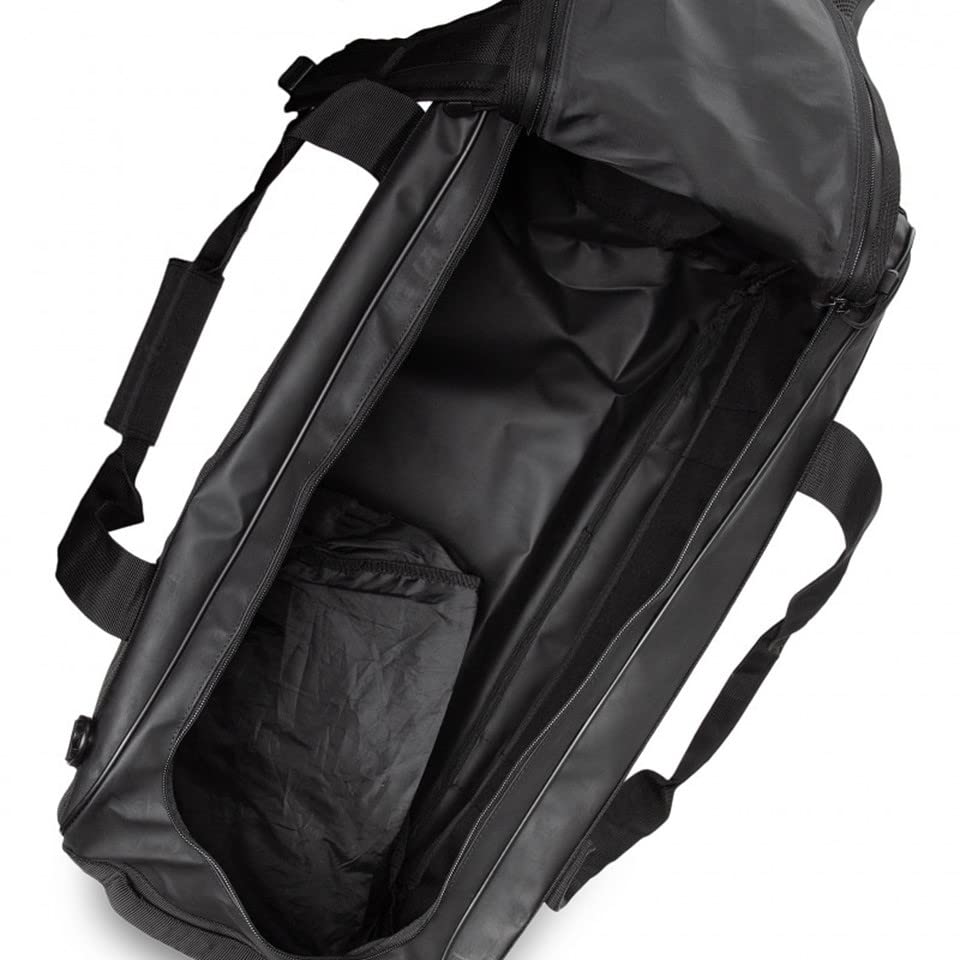 Helly Hansen Scout Duffel Backpack (50L, Black) - Large Capacity, Waterproof, and Perfect for Travel and Training Camps.