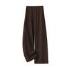 Tencel linen high-waisted commuter suit wide-leg pants women's summer 1116 new loose and thin straight casual pants