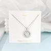 Angel's Wings Pearl Titanium Steel Necklace with Copper Pendant - Exquisite Women's Luxury Clavicle Chain Jewelry