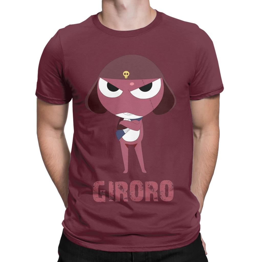 Men Womens TShirts Funny Sgt Frog Keroro Awesome 100 Cotton Tees Short Sleeve  T Shirts Crewneck Clothes Party