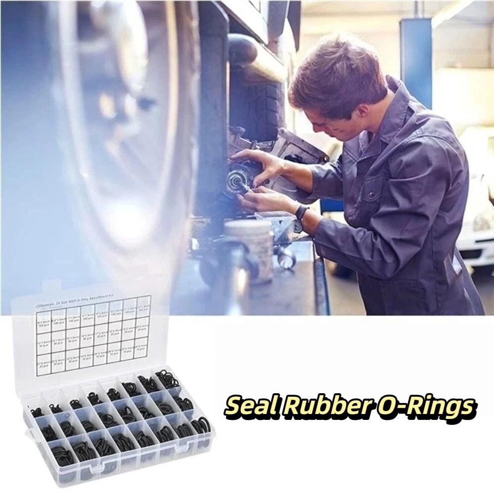 Maintenance Air Conditioning O Ring Kit Rubber Accessories O-Type Sealing Rubber Ring Automotive