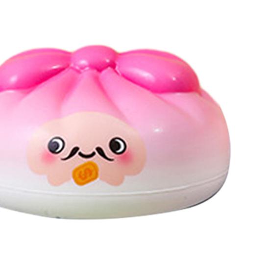 Dumpling Slow Rise Squeeze Toy Soft Bun Shaped Sensory Toy Stress Relief Fidget Toy for Adult Anxiety Relief