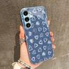Little heart pattern PhoneCase for Samsung Galaxy S26 S25 S24 S23 S22 FE Ultra Plus Built-in glass feel bare machine Men women