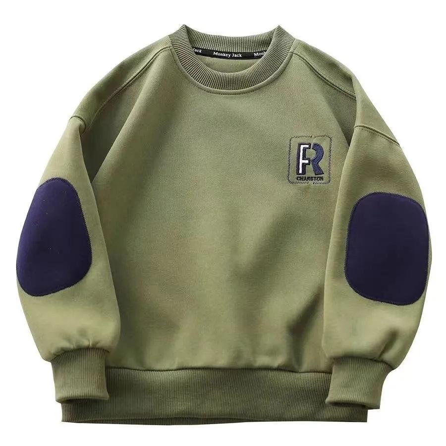 Sudadera de Rayas Gruesas para Niños Otoño Primavera Niñas Suéter Cálido Ropa para Niños Grandes Ropa Deportiva Informal Infantil Abrigos