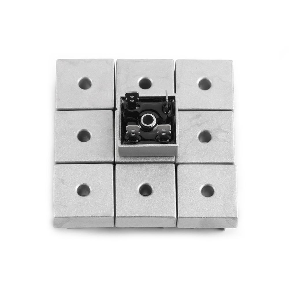 

10pcs KBPC5010 50A 1000V High power Metal Case Single Phase Diode Bridge Rectifiers