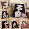 Cute Cartoon Personalized Girl Pillow Case Printing Pillowcase Living Room Sofa Cushion Cover Bedroom Room Decor