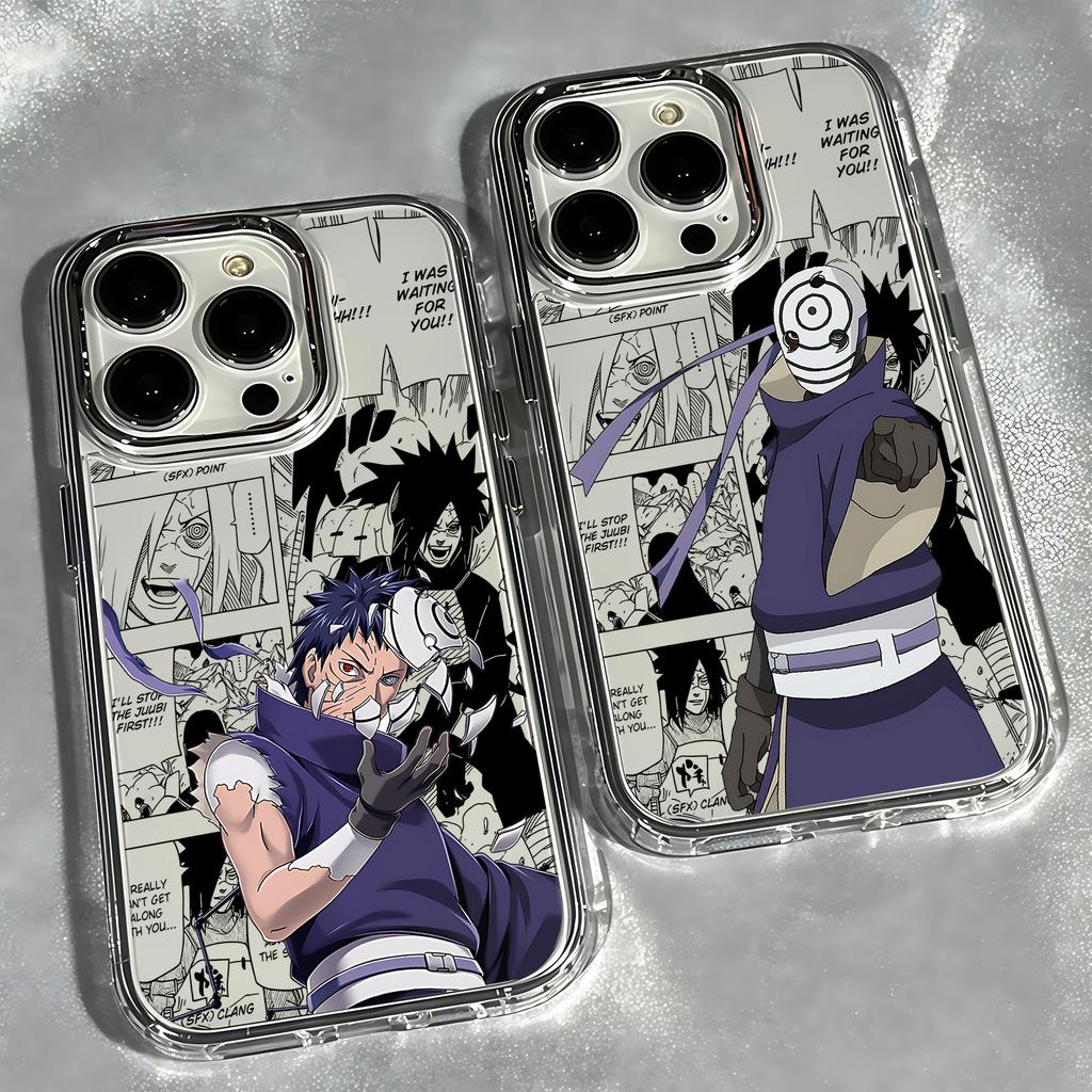 Anime Uchihas Obitos Phone Case for Samsung Galaxy S26 S25 S24 S23 S22 S21 S20 Note20 FE Ultra Edge Plus 4G 5G Clear