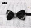 Papillon Diamante Adesivo da Uomo Solido Borgogna Matrimonio Sposo Banchetto Ospite Raso Papillon