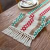 Patchwork Cotton Linen Blend Table Runner