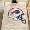 Manta de Flanela Estampada Buffalo Bills, Alta qualidade Confortável para Todas as Estações, Decoração de Casa, Calor e Conforto