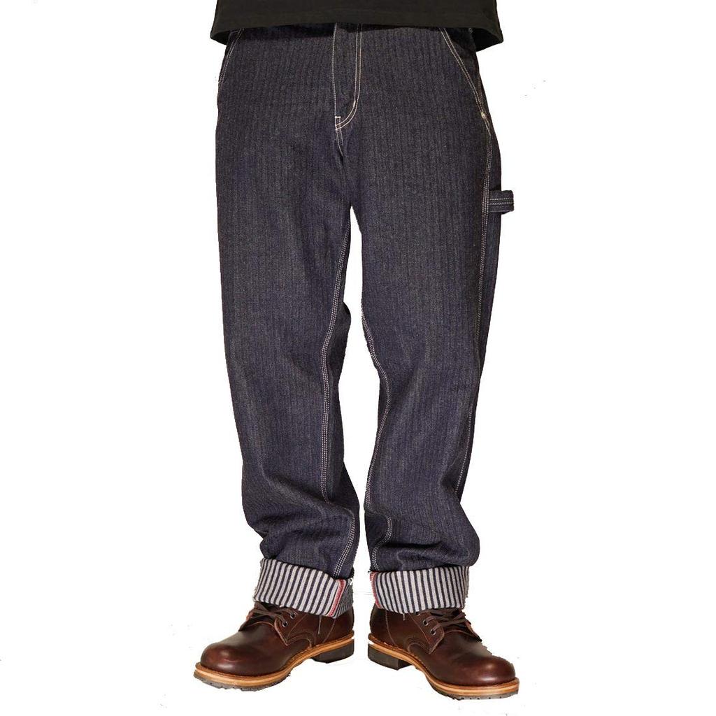 Kojima Jeans KOJIMA GENES Die Weave Painter Made In One Pants, Japan, Men's, Wash, RNB-1200C-Indigo-42