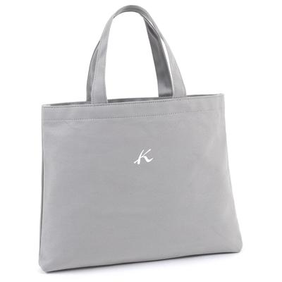 Canvas Tote Bag Compatible with A4 Size BN0002 Light Gray 82821 [Kitamura] Women's