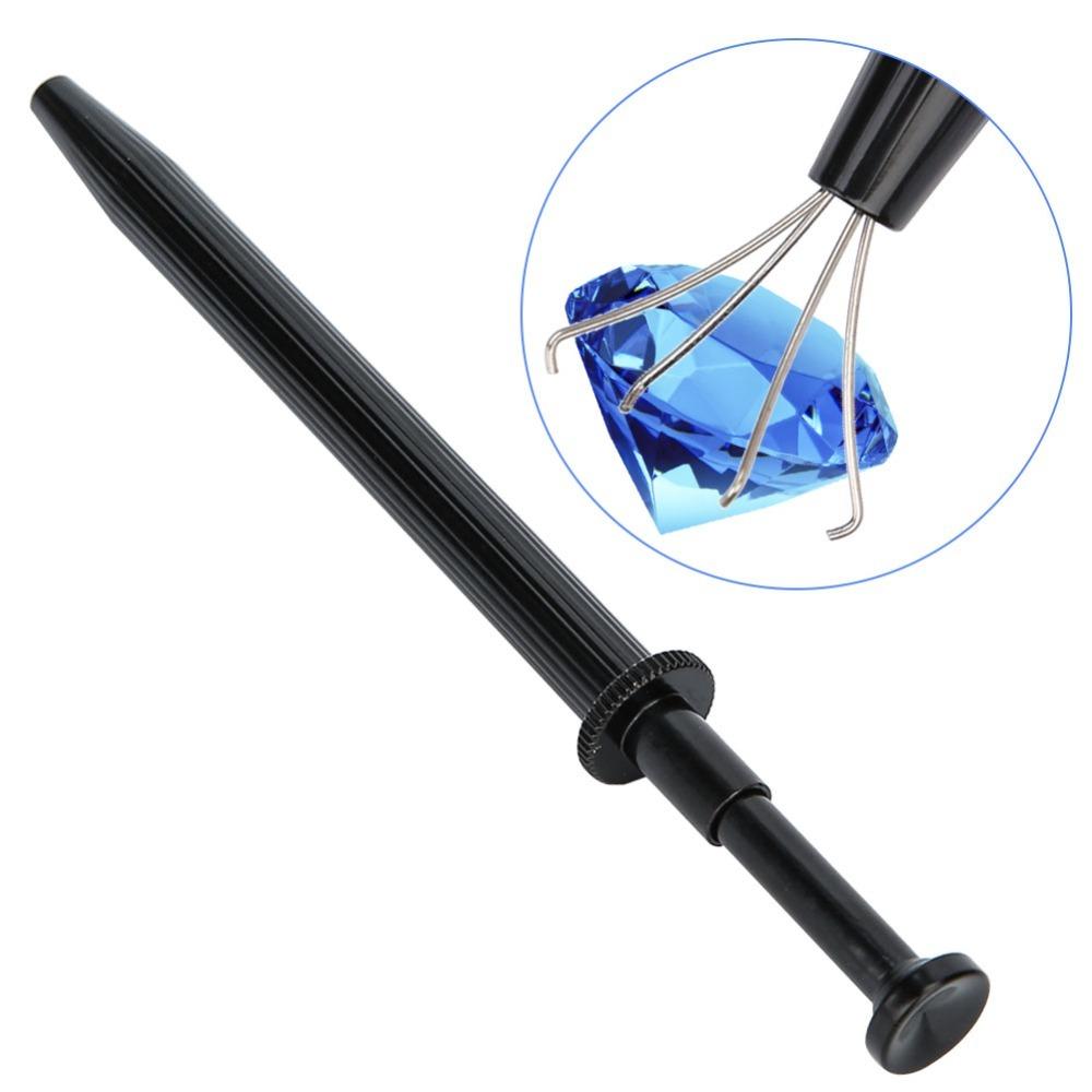 Black Color Gem Pick Up Stainless Steel Holder Tool Jewelry Making Tool  Jewelry Making